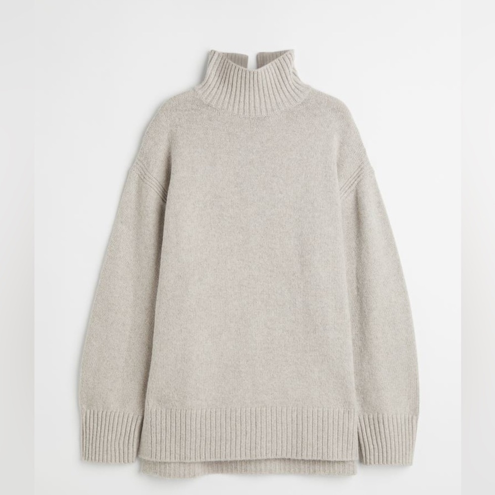 Oversized Turtleneck Sweater